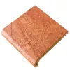 Ступень клинкерная Gres de Aragon Jasper Peldano Marron фронтальная 330х330 мм
