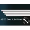 Карниз потолочный полиуретановый Перфект AB133 2440х108х108 мм, изображение 2