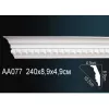 Карниз потолочный полиуретановый Перфект AA077 2400х89х49 мм, изображение 2