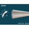 Карниз потолочный полиуретановый Перфект AB248 2400х40х37 мм, изображение 2