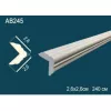 Карниз потолочный полиуретановый Перфект AB245F 2400х26х26 мм, изображение 2