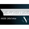 Карниз потолочный полиуретановый Перфект AA009F 2400х70х40 мм, изображение 2