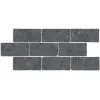 Бордюр Роверелла мозаичный 147x345 серый темный BR021, изображение 2