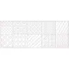 Декор настенный Nuvola Ornament Decor 201x505 белый