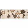 Бордюр настенный Оригами Лиана 90x278 бежевый