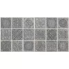 Декор настенный Grazia Grey Nefertiti 201x405 серый