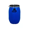 Бочка с крышкой на обруч ТАРА 65л, синяя 00232, изображение 2