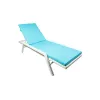 Шезлонг с матрасом Foodatlas E1001 бирюзовый Бриз ЦБ000000466