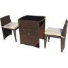 Набор мебели Garden Story Рондо коричневый/бежевый SFS046