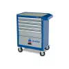 Инструментальная тележка МАСТАК ОПТИМА 5 полок и отсек, синяя 522-05581MB