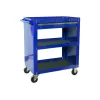 Открытая тележка, 3 полки и ящик, синяя МАСТАК 520-01580B