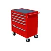 Инструментальная тележка СТАНКОИМПОРТ на колесах, 5 ящиков, красная ODOO BTD-27105red, изображение 2
