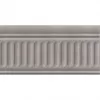 Бордюр настенный Александрия 99x200 структурированный серый 19033\3F