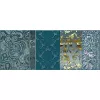Декор настенный Diana Aqua 1 201x505 синий