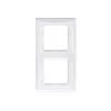 Рамка Legrand Etika 2 поста белый Leg 672502, изображение 2