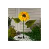 Садовый фонарь на солнечной батарее Luazon Подсолнух 80 см 5 LED белый 7291264
