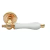 Дверная ручка MORELLI цвет-золото/белый MH-42-CLASSIC PG/W 9011400