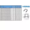 П-образная скоба VERS 60x60, A62-H78, М8, W1, 10 шт VR001299, изображение 2