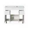 Напольная тумба Misty Фостер -100 с двумя ящиками белая Э-Фос01100-01Н2Я, изображение 2
