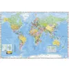 Фотообои бумажные Komar World Map / Flags 4-055 2,54х1,84 м