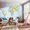 Фотообои флизелиновые Komar World Map XXL4-038 3,68х2,48 м, изображение 2