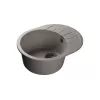 Мойка GRANFEST RONDO GF-R-580L мрамор, чаша с крылом, 579х445 мм, серый R-580 L сер