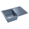 Мойка GRANFEST QUADRO GF-Q--780L мрамор, чаша с крылом, 770х495 мм, графит Q-780 L граф