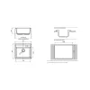Композитная мойка GRANFEST Quadro GF-Q560 558х498 мм, графит 460894, изображение 2