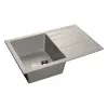 Композитная мойка GRANFEST Quadro GF-Q780L 780х500, с крылом, серая 310 430559