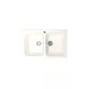 Мойка mixline ML-GM23 двухчашевая, белая, 331, 495х775х200 мм 525191, изображение 2