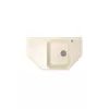 Мойка mixline ML-GM24 угловая, с крылом, бежевая, 328, 490х780х170 мм 525198, изображение 2