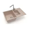 Кухонная мойка GLANZ цвет: песочный J-210-34, изображение 2