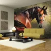 Фотообои виниловые на флизелиновой основе Decocode Рыжий конь 41-0074-NE 4х2,8 м, изображение 2
