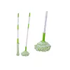 Швабра МУЛЬТИДОМ с отжимом с насадкой микрофибра ручка 118 см 2 цвета JM58-117