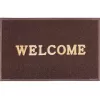 Придверный пористый коврик ComeForte Welcome 50х80 см коричневый WM-08