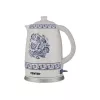 Чайник Centek CT-1058 гжель, керамика, 2 л, 2000 Вт, подставка с металлом, автовыключение, изображение 2