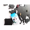 Деревянная карта мира Mimi Wall Decoration Black 130x78 cm, черный, изображение 2