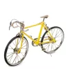 Фигурка-модель 1:10 Велосипед шоссейник Racing Bike желтый