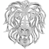 Украшение настенное KARE Design, коллекция Lion, 42х47х24 см