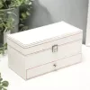 Шкатулка для украшений и часов «White and Red», 4 отделения, белый, 11 х 22,5 х 11,5 см, изображение 2