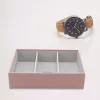 Шкатулка открытая с 3 отделениями для 3 очков и 6 часов, Stackers LC Designs 70086, изображение 2