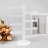 Подставка под серьги 8 ответвлений по 3 пары, белый, 10 x 22 x 30 см, изображение 2