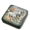 Шкатулка Кони худ. Ларина М. Art East
