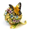 Шкатулка яйцо с бабочкой Артпрайд DQQF, изображение 2
