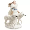 Статуэтка Девушка и волки Зимние стражи Veronese