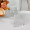 Подставка под часы, ребристая поверхность, прозрачный, 4,5 x 6 x 9 см, изображение 2
