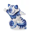 Фигурка Кот Добряк мал. (Гжельский фарфор) ГЛ-150, изображение 2