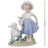 Статуэтка Девочка и ягненок Pavone