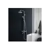 Душевая система MELANA Stello нержавеющая сталь, с тропическим душем, лейкой и термостатом 610307-T, изображение 2