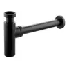 Сифон для раковины KAISER без выпуска Black 958L-Bl